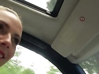 Huge-chested Nubile Point Of View Cockriding In Strangers Car