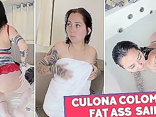 Culona Colombiana - Fat Booty Sailor Bathing
