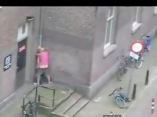 People Having Fuck-a-thon On The Street (the Netherlands).